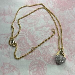 Alexis bittar Elegant Gold and Silver Pendant Necklace
